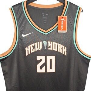 Sabrina Ionescu New York Liberty Jersey Womens XXL Black #20 Nike WNBA NWT